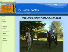Tablet Screenshot of drybrookstables.com